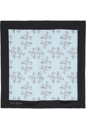Macgraw Floral-print silk scarf
