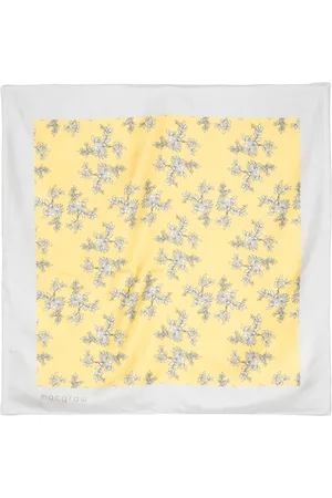 Macgraw Floral-print silk scarf