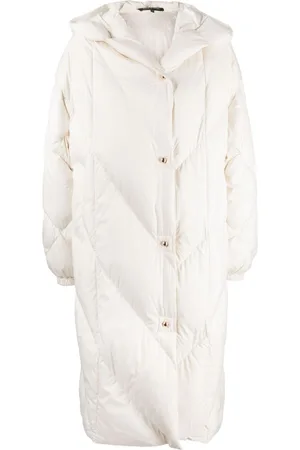 tout a coup Diamond-quilted hooded jacket