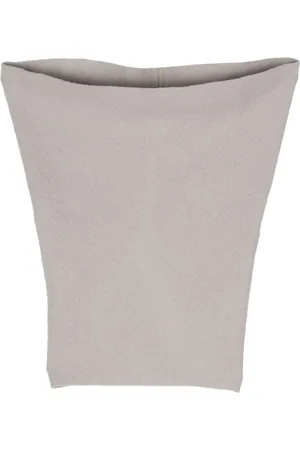 Rick Owens Fine-knit virgin wool cowl scarf