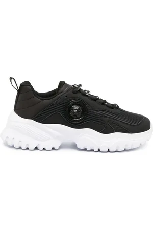 Roberto Cavalli Tiger Head-motif low-top sneakers