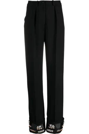 V:PM ATELIER Cosmo crystal-embellished straight-leg trousers