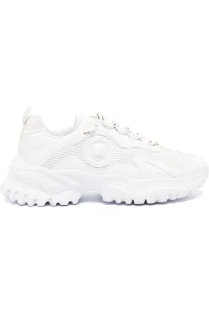 Roberto Cavalli Tiger Head-motif low-top sneakers