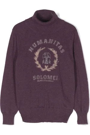 Brunello Cucinelli Humanitas Solomei intarsia-knit cashmere jumper