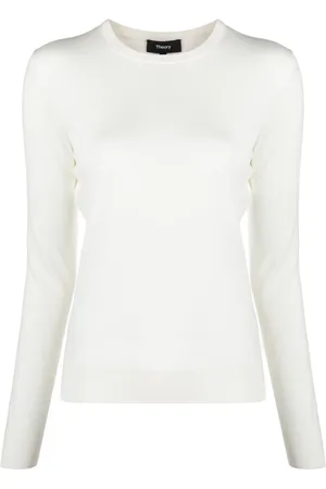 THEORY Long-sleeve wool jumper