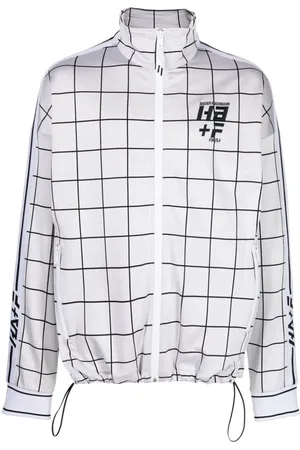 Haider Ackermann Logo-print checked jacket