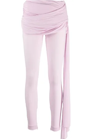 MAGDA BUTRYM Sash-detail jersey leggings