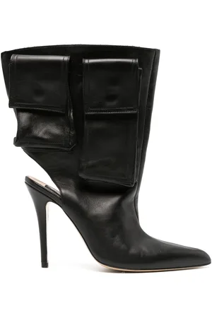 Natasha Zinko 125mm cargo cut-out ankle boots