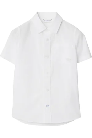 Burberry Equestrian Knight cotton-blend shirt