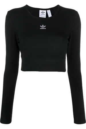 adidas Essential ribbed crop top