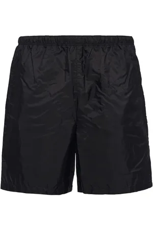 Prada Logo-plaque swim shorts