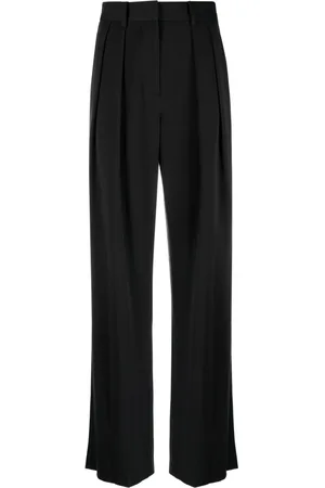 Staud Luisa pleated wide-leg trousers
