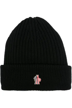 Moncler Logo-embroidered padded wool beanie