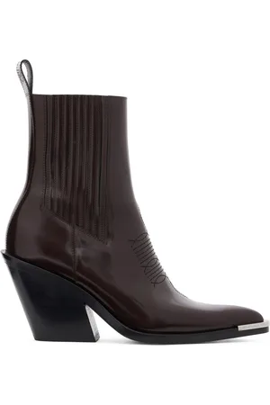Paco rabanne Crimson 100mm leather Chelsea boots