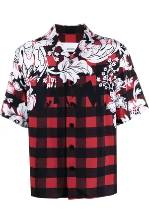 Neil Barrett Check-print short-sleeve shirt
