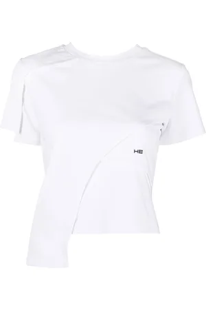HELIOT EMIL Embroidered-logo detail T-shirt