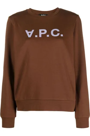 A.P.C. Logo-print cotton sweatshirt