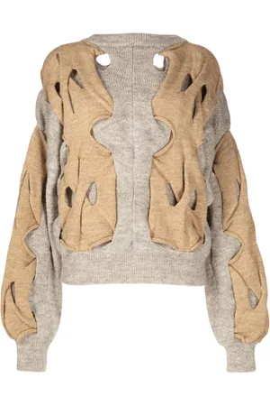TOGA PULLA Panelled cut-out jumper