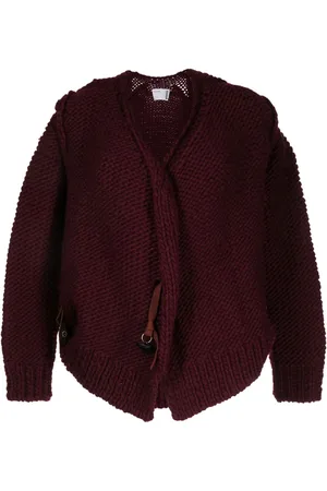 TOGA PULLA V-neck chunky-knit cardigan