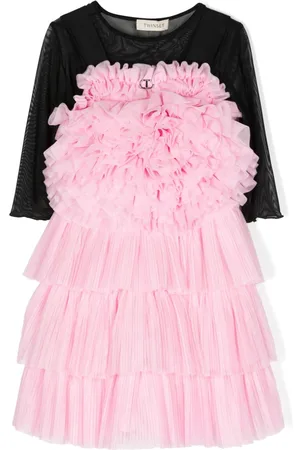 Twin-Set Ruffled tiered dress