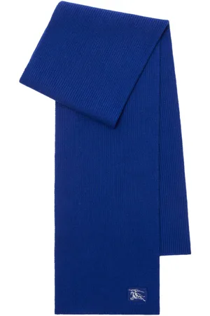 Burberry EKD-embroidered cashmere scarf