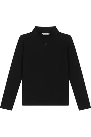 Dolce & Gabbana Logo-embroidered high-neck top
