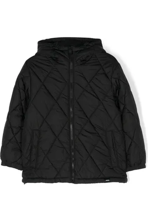 Aspesi Diamond-quilted hooded jacket