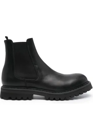 Premiata Round-toe leather ankle boots