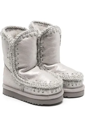 Mou Eskimo metallic-sheen boots