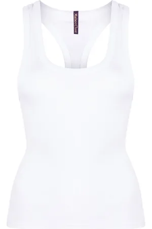MAISON CLOSE Scoop-neck organic cotton-blend top