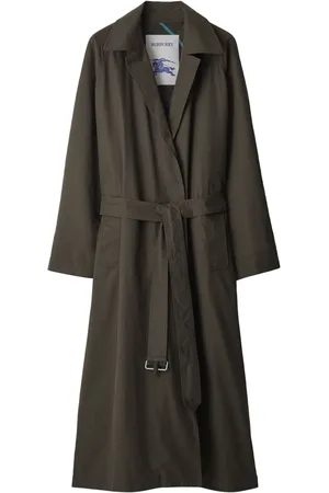 Burberry Check-plaid reversible trench coat