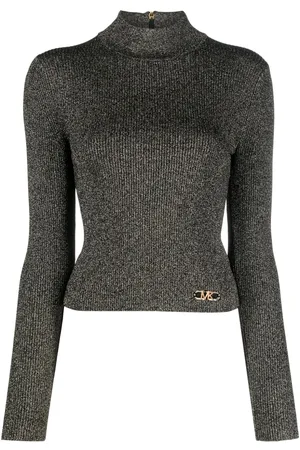 Michael Kors Logo-plaque lurex jumper