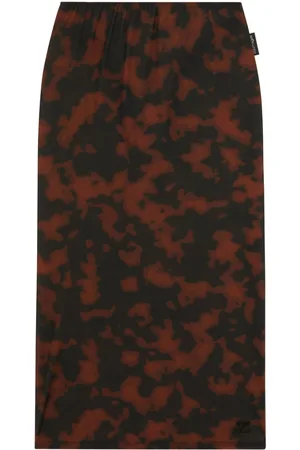Courrèges Tortoiseshell-effect tube skirt