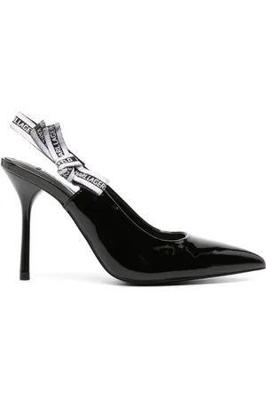 Karl Lagerfeld 100mm slingback leather pumps