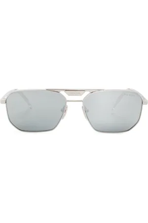 Prada Pilot-frame double-bridge sunglasses