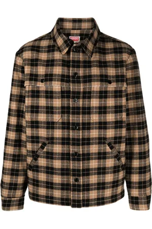 Kenzo Checked button-up shirt