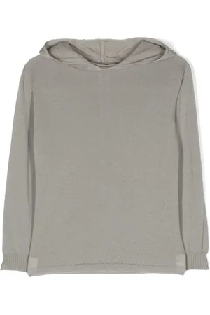 Rick Owens Fine-knit virgin wool hoodie