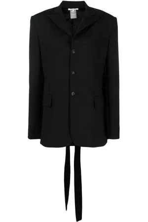 Nensi Dojaka Strap-detail single-breasted blazer