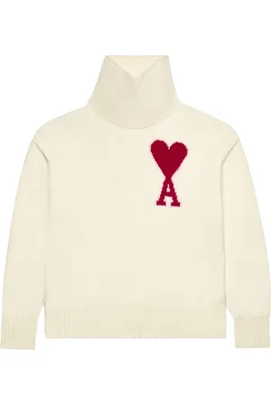 Ami Intarsia-logo wool jumper
