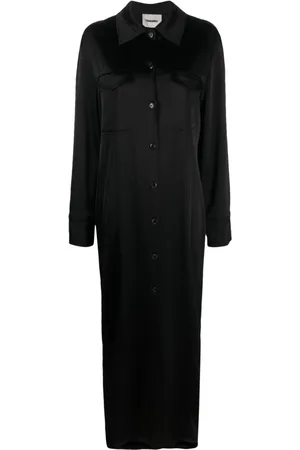 Nanushka Joann satin shirtdress