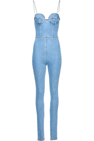 MAGDA BUTRYM Denim bustier jumpsuit