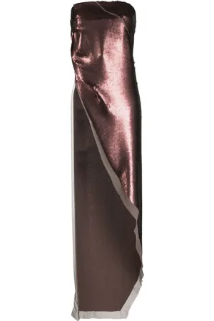 Rick Owens Luxor asymmetric sequinned top
