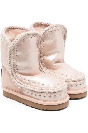 Mou Eskimo metallic shearling-lined boots