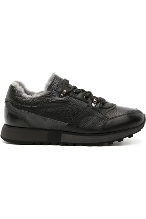 Casadei Ischia lace-up leather sneakers