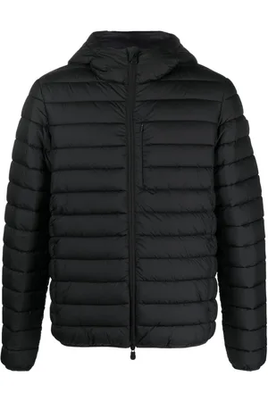 save the duck Logo-patch padded hooded jacket