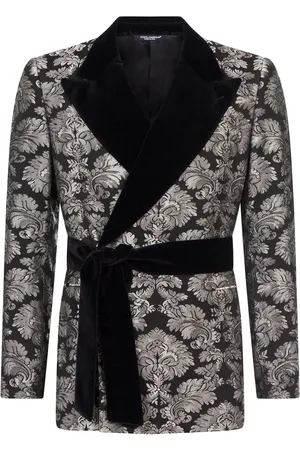 Dolce & Gabbana Martini-fit jacquard tuxedo jacket