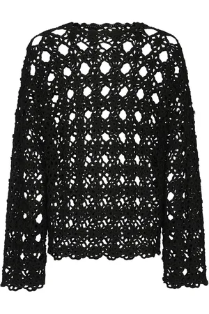 Dolce & Gabbana Open-knit cotton jumper
