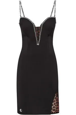 Philipp Plein Crystal-embellished minidress