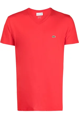 Lacoste Logo-embroidered cotton T-shirt