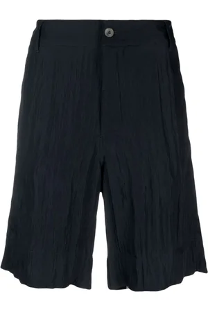 Giorgio Armani Crinkled wide-leg shorts